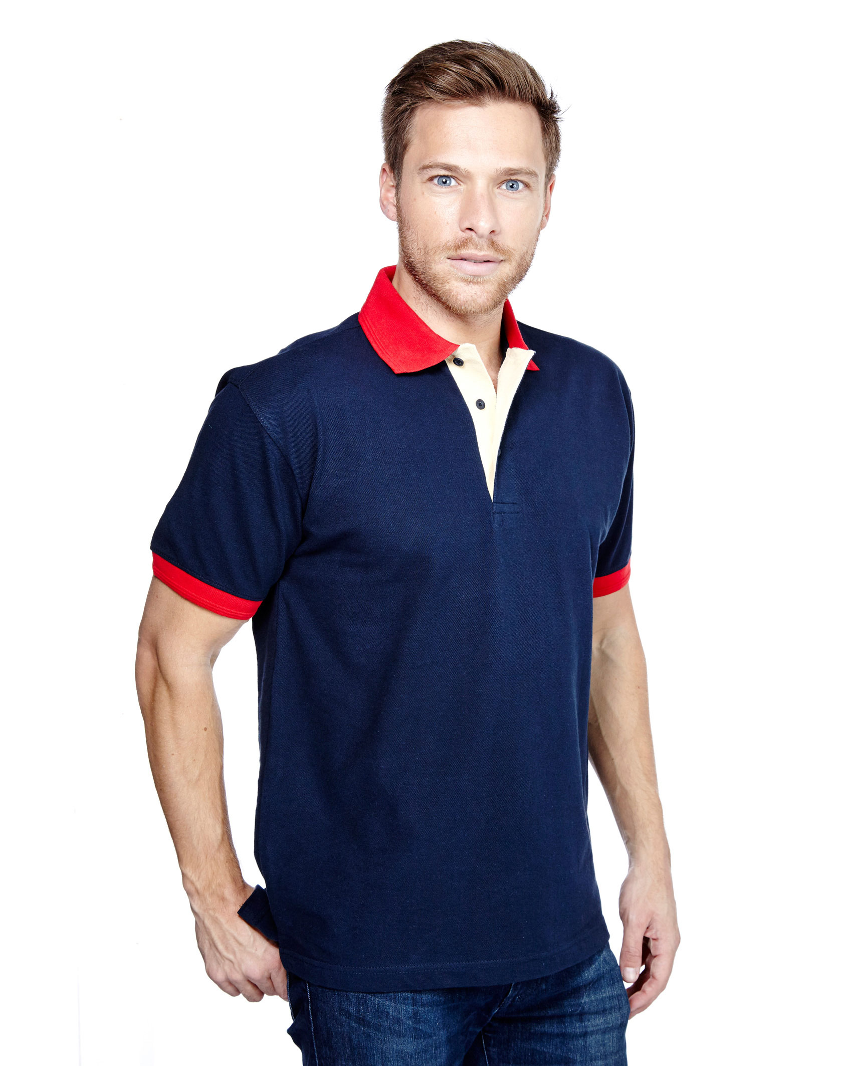 Contrast Pique Polo Shirt by Uneek Clothing