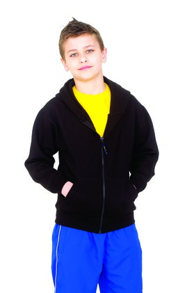 Photo of UC506 Childrens Classic Full Zip Hooded Sweatshirt by Uneek Clothing
