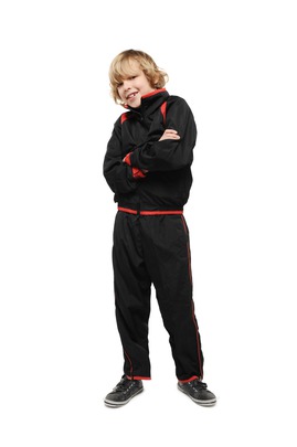 Photo of UC653 Childrens Full Zip Micro Track Bottom by Uneek Clothing